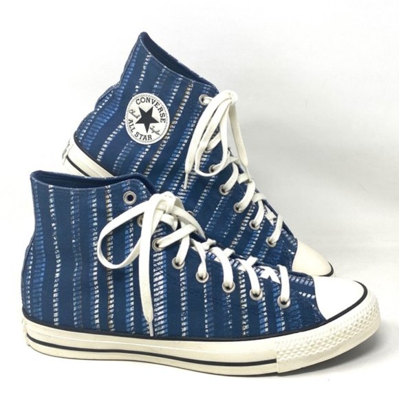 💖MEGA SALE💖Converse Chuck Taylor All Star Summer Stripes Men’s Blue  171898C - Picture 1 of 8